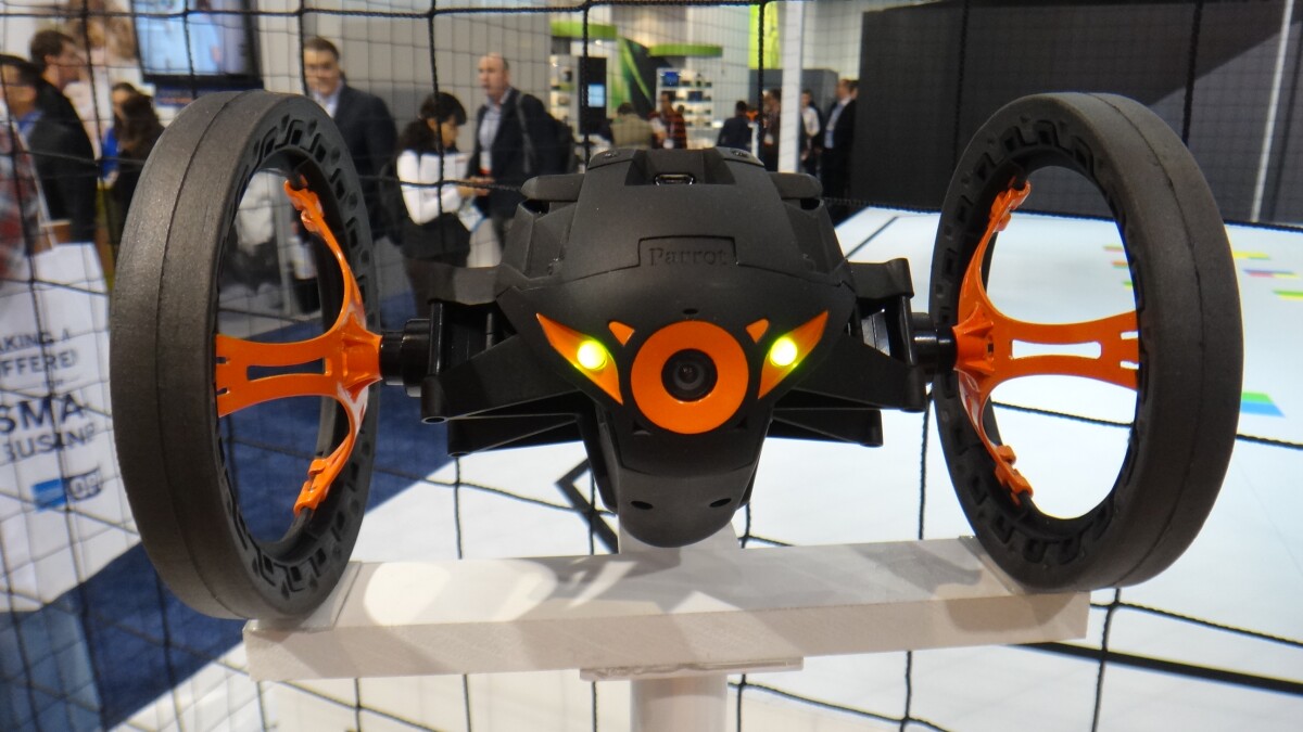 Parrot debuts rolling MiniDrone and Jumping Sumo bot